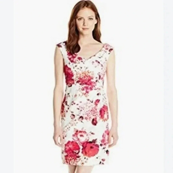 Adrianna Pappell Floral Wedding Guest / Mother of the Bride Dress - Size 12 - Picture 1 of 5